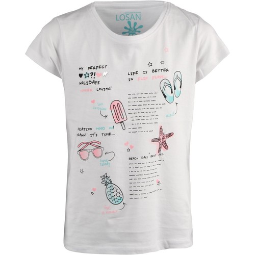 LOSAN CAMISETA SUMMER blanco