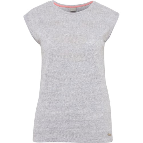 BENCH STRIPED SLEEVELESS TOP gris