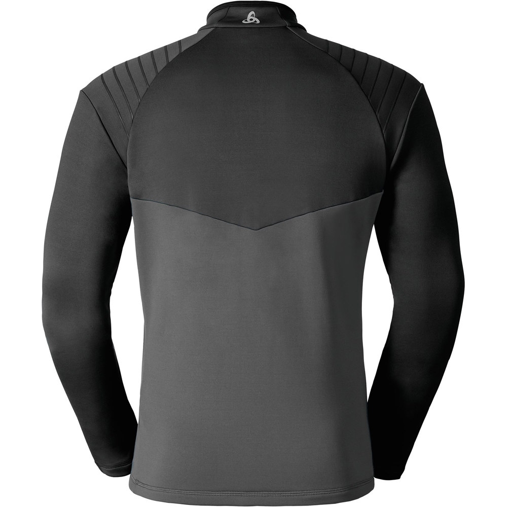 Odlo forro polar hombre Odlo Midlayer 1/2 zip PACT vista trasera Odlo forro polar hombre Odlo Midlayer 1/2 zip PACT vista trasera