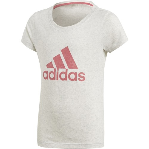 ADIDAS YG LOGO TEE blanco