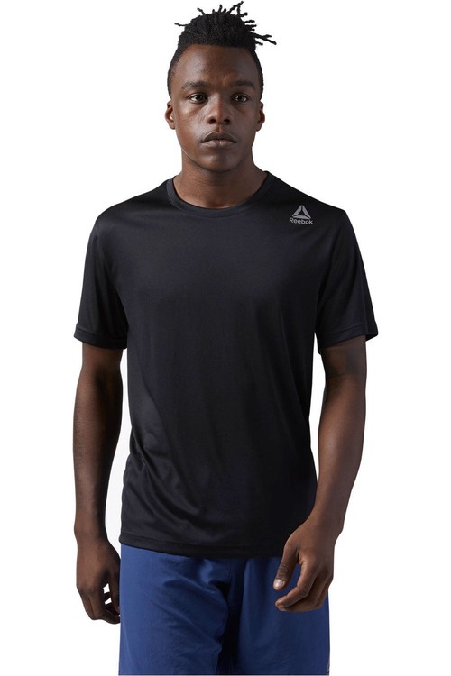 REEBOK RUN SS TEE negro