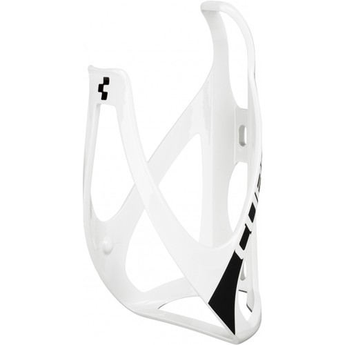 CUBE BOTTLE CAGE HPP GLOSSY WHITE N BLACK (13072) blanco