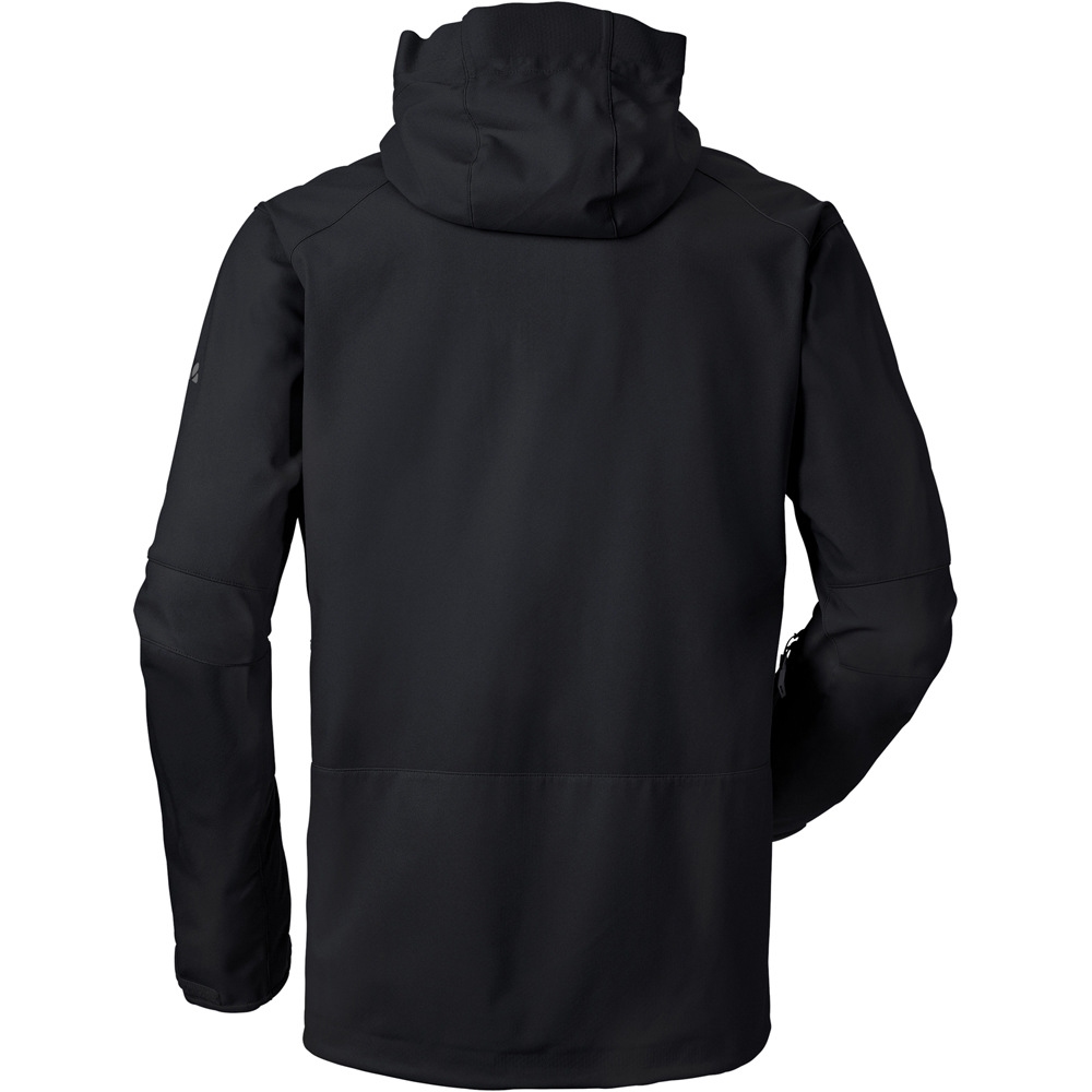 Vaude chaqueta softshell hombre Vaude Roccia Softshell Hoody vista trasera Vaude chaqueta softshell hombre Vaude Roccia Softshell Hoody vista trasera