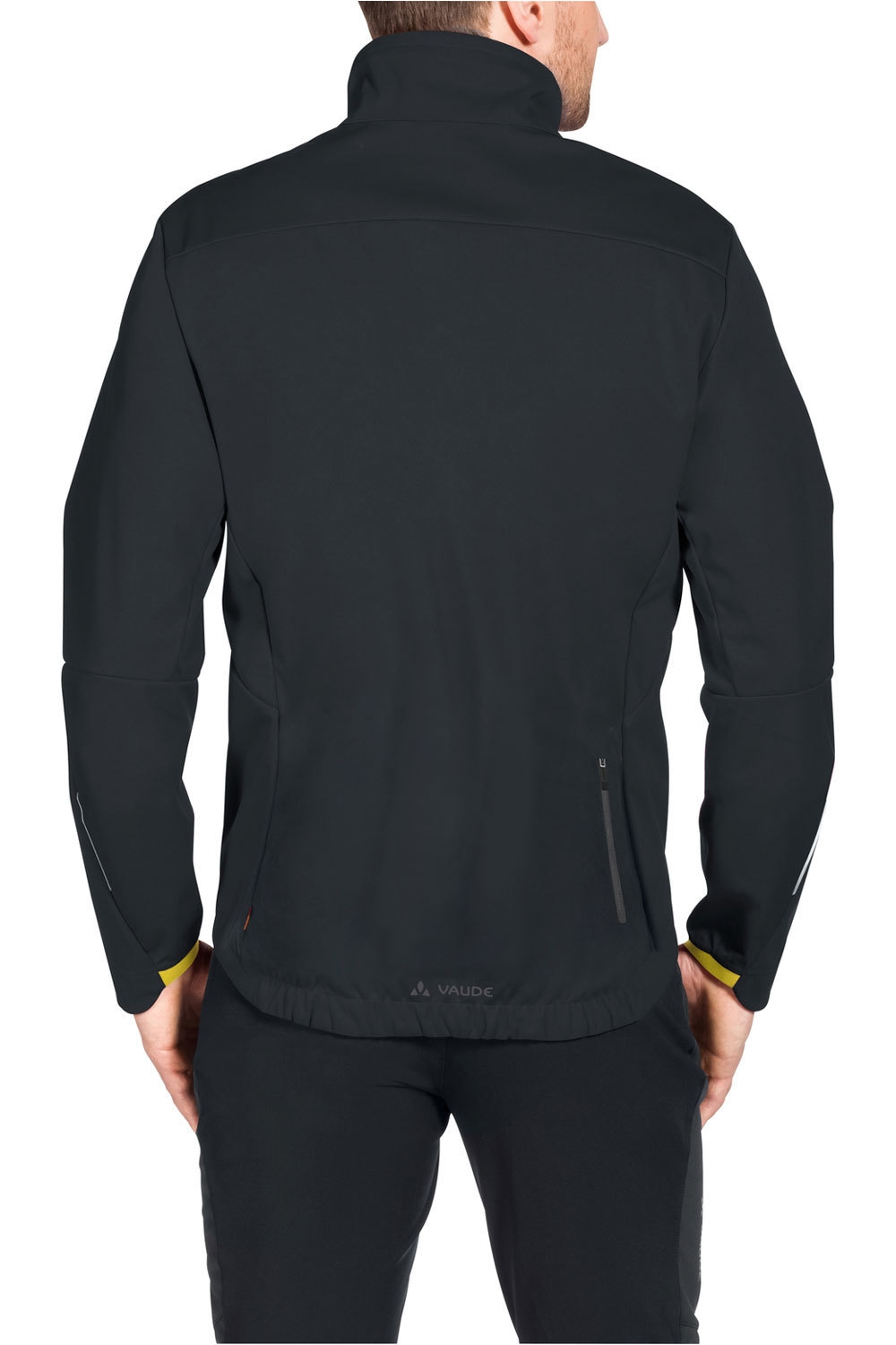 Vaude cortavientos ciclismo hombre Vaude Larrau Softshell Jacket vista trasera Vaude cortavientos ciclismo hombre Vaude Larrau Softshell Jacket vista trasera