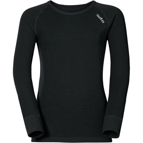 ODLO SHIRT L/S CREW NECK WARM KIDS negro