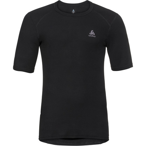 ODLO SHIRT S/S CREW NECK WARM negro