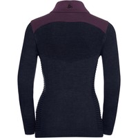 Odlo forro polar mujer Odlo Midlayer 1/2 zip X POD HYBRID vista trasera Odlo forro polar mujer Odlo Midlayer 1/2 zip X POD HYBRID vista trasera