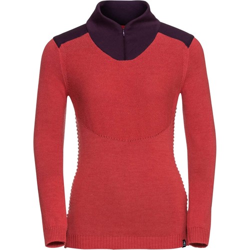 ODLO MIDLAYER 1/2 ZIP X POD HYBRID naranja