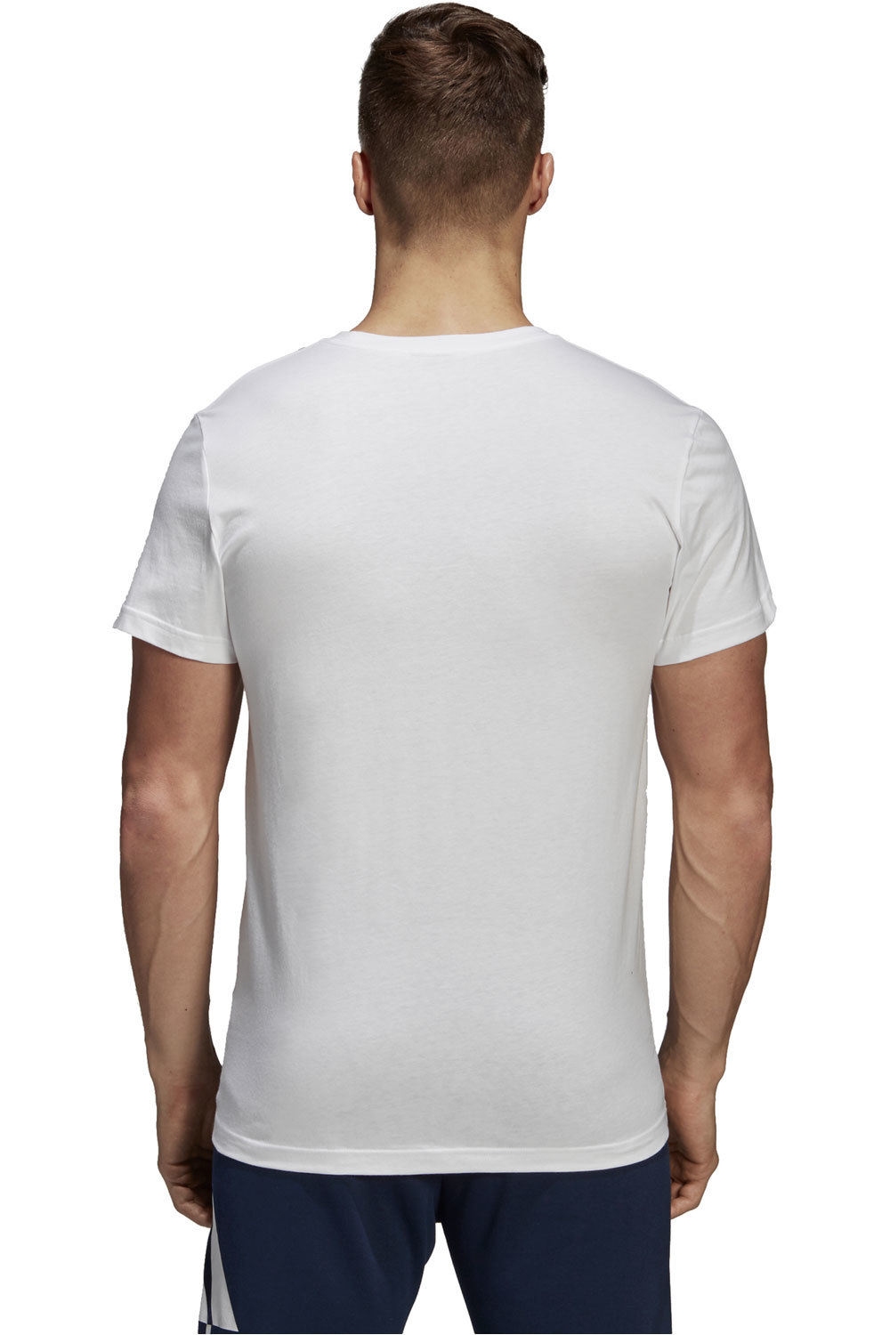 adidas camiseta manga corta hombre Adidas EMBLEM vista trasera adidas camiseta manga corta hombre Adidas EMBLEM vista trasera