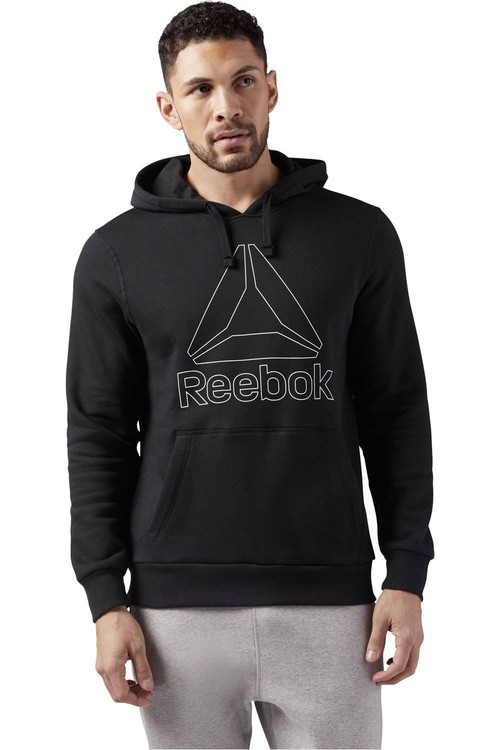 REEBOK EL BIG LOGO HOODIE negro