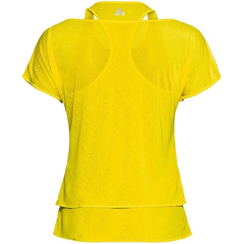 ODLO T-SHIRT S/S HOLOGRAM 2-IN-1 amarillo