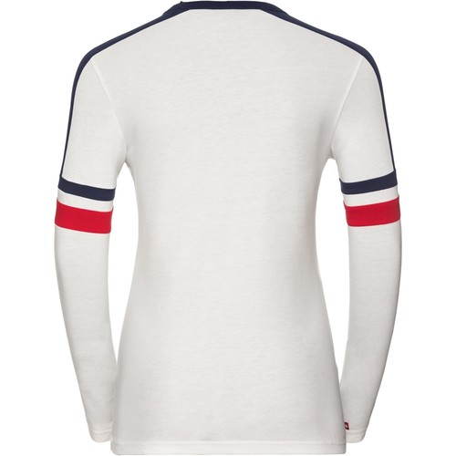 ODLO SHIRT L/S CREW NECK SIGRID blanco