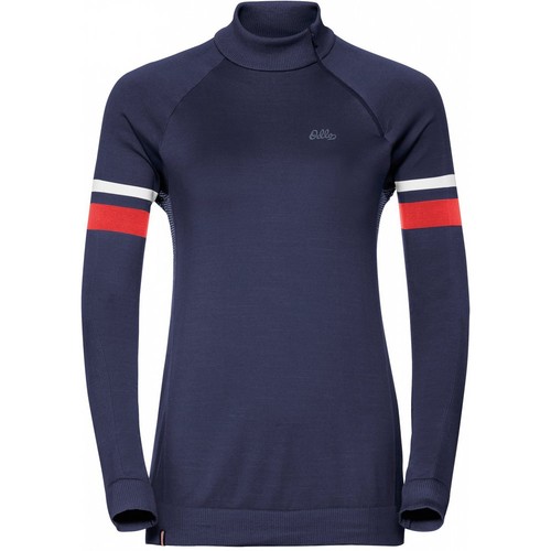 ODLO MIDLAYER 1/2 ZIP ASLAUG azul