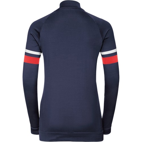 ODLO MIDLAYER 1/2 ZIP ASLAUG azul