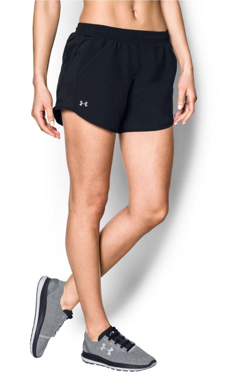 UNDER ARMOUR FLY BY SHORT negro