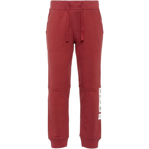 NAMEIT NMMLABAN SWE PANT BRU rojo