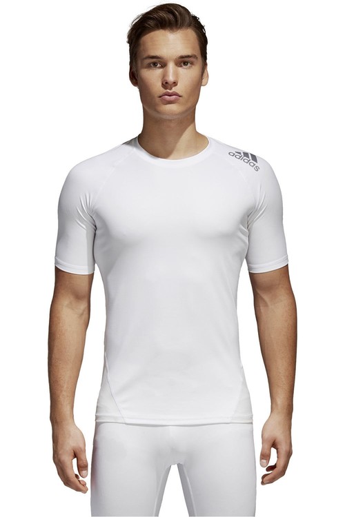 ADIDAS ALPHASKIN SPRT TEE SS blanco