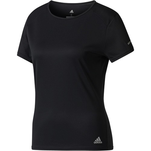 ADIDAS RUN TEE W negro