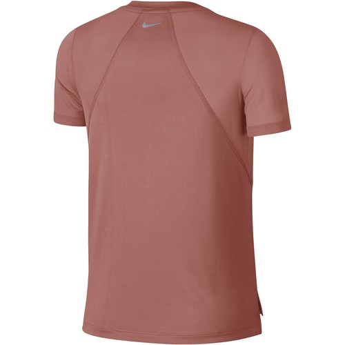 NIKE W NK MILER TOP SS rosa