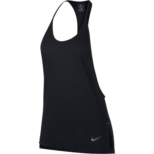 NIKE W NK TAILWIND TANK COOL LX NE negro