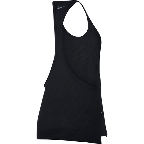 NIKE W NK TAILWIND TANK COOL LX NE negro