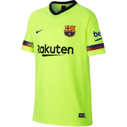 NIKE BARCELONA 19 Y NK BRT FTBL TOP SS AW amarillo