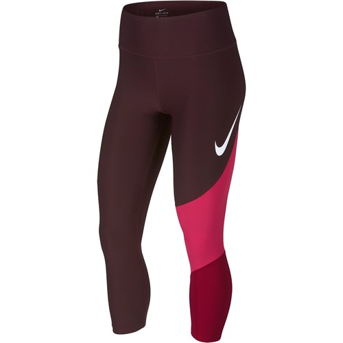 NIKE W NK PWR CROP HBR FA TEAM rojo