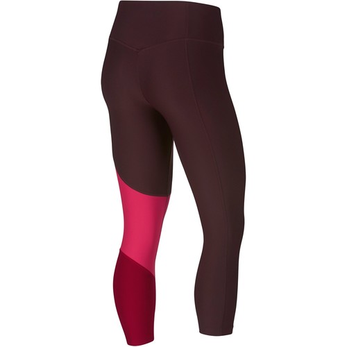 NIKE W NK PWR CROP HBR FA TEAM rojo
