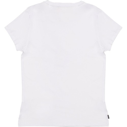 CONVERSE CONVERSE LINEAR FLORAL STAR CHEVRON TEE blanco