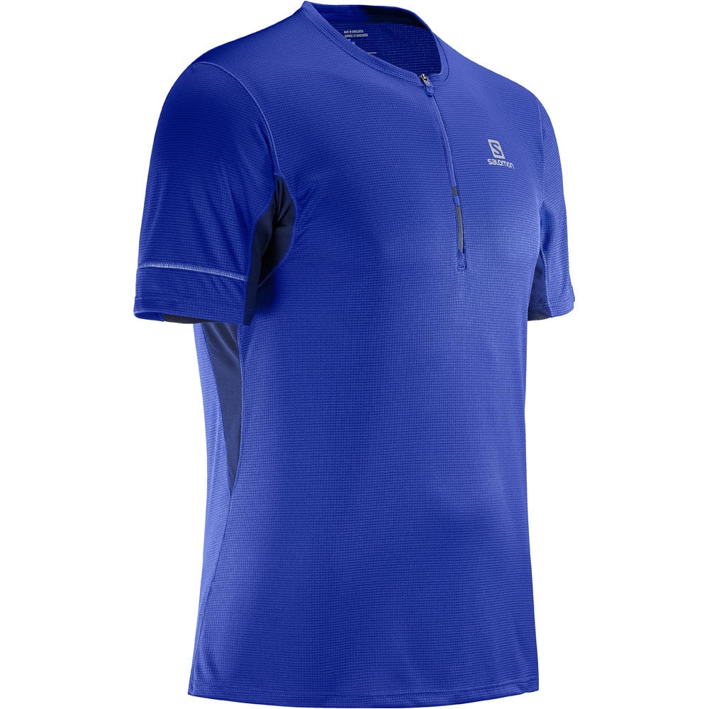 Salomon camisetas trail running manga corta hombre Salomon AGILE HZ SS TEE M vista detalle Salomon camisetas trail running manga corta hombre Salomon AGILE HZ SS TEE M vista detalle
