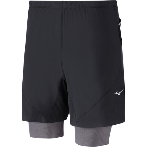 MIZUNO ENDURA 7.5 2IN1 SHORT negro