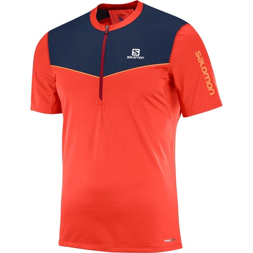 SALOMON FAST WING HZ SS TEE M NAMN naranja