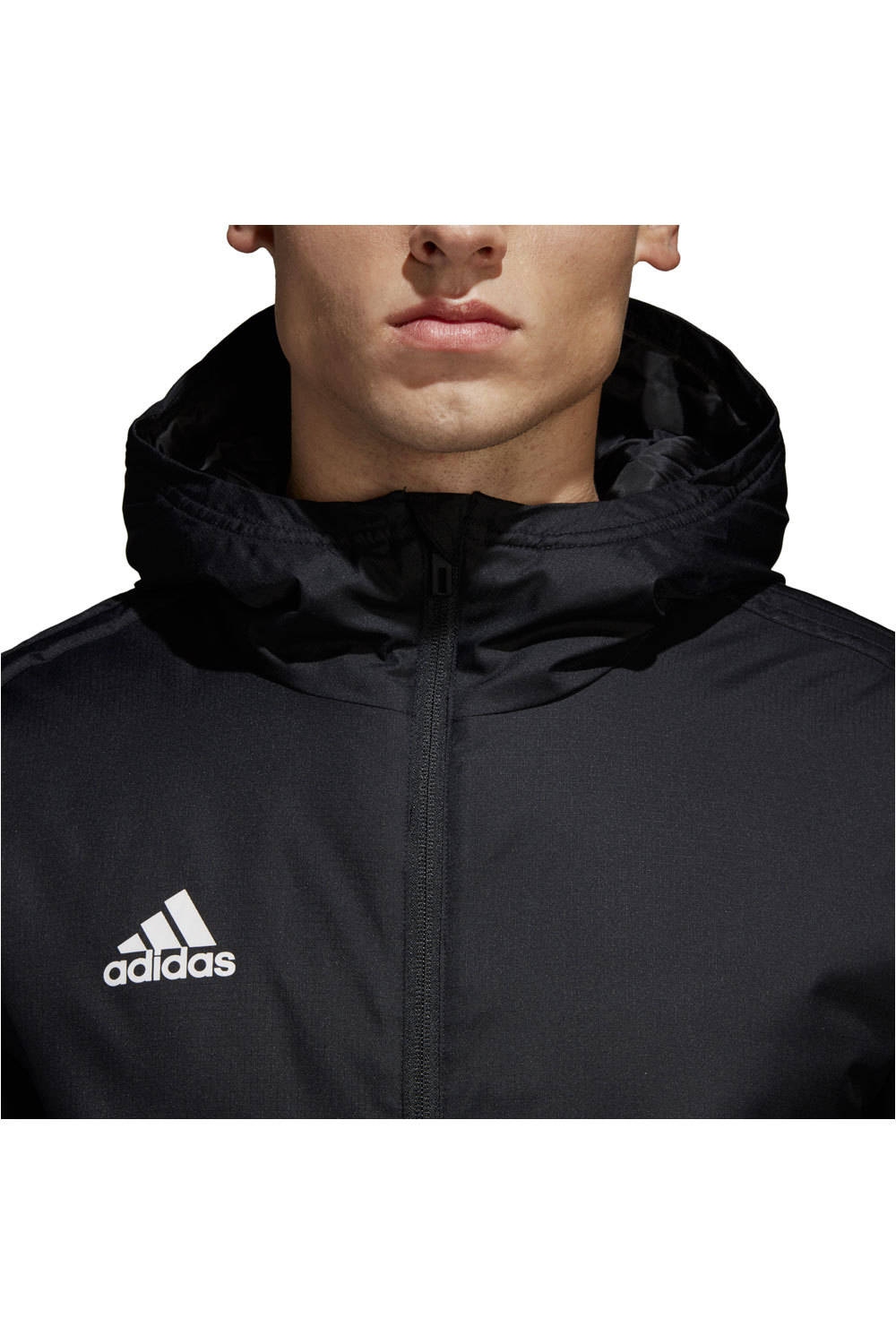 adidas chubasqueros y chaquetones entrenamiento fútbol Adidas JKT18 WINT JKT vista detalle adidas chubasqueros y chaquetones entrenamiento fútbol Adidas JKT18 WINT JKT vista detalle