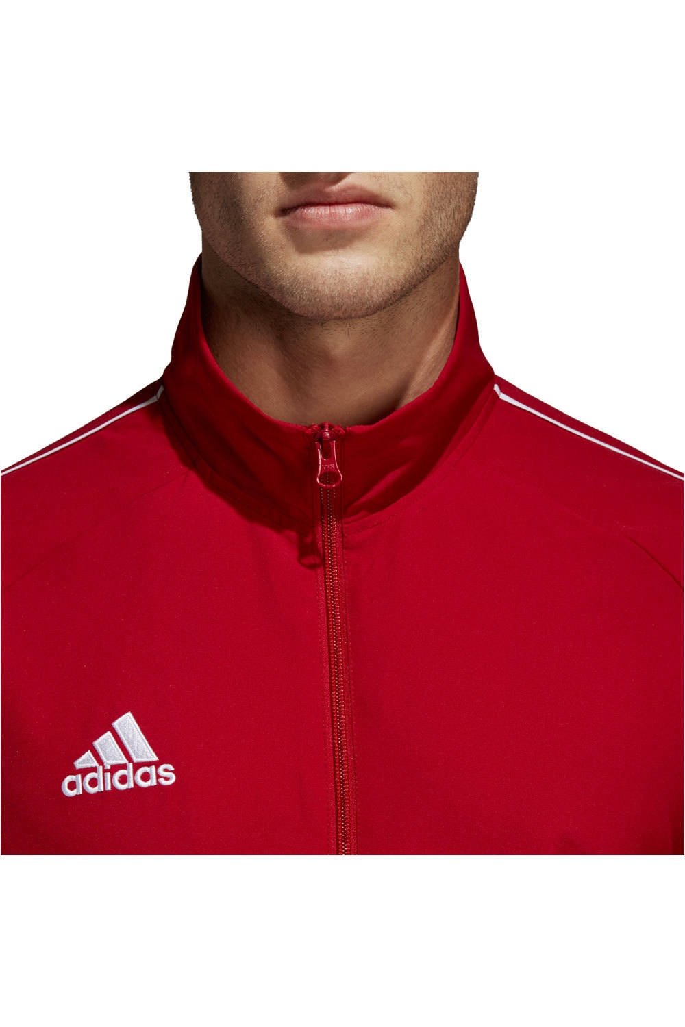 adidas sudadera entrenamiento fútbol Adidas CORE18 PRE JKT vista detalle adidas sudadera entrenamiento fútbol Adidas CORE18 PRE JKT vista detalle