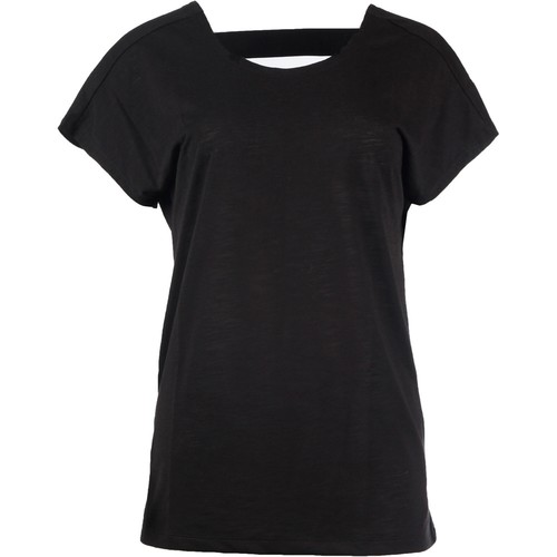 CASALL RAW ELASTIC TEE negro
