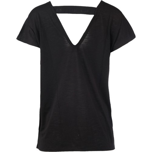 CASALL RAW ELASTIC TEE negro