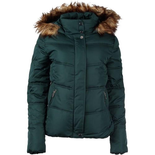 JAQUELINE DE YONG JDYELENA PADDED HOOD JACKET OTW CDI verde