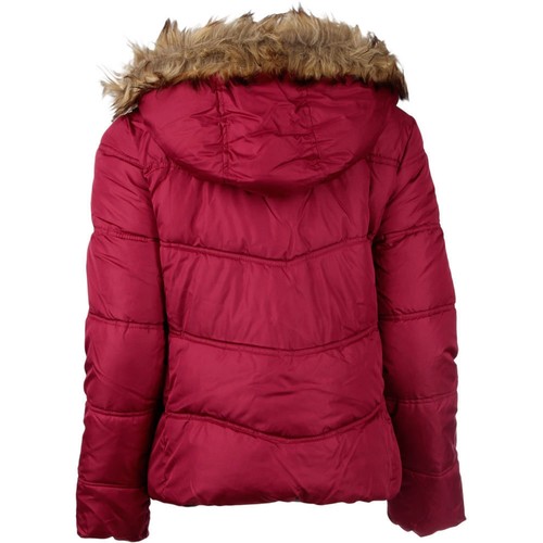 JAQUELINE DE YONG JDYELENA PADDED HOOD JACKET OTW CDI rojo