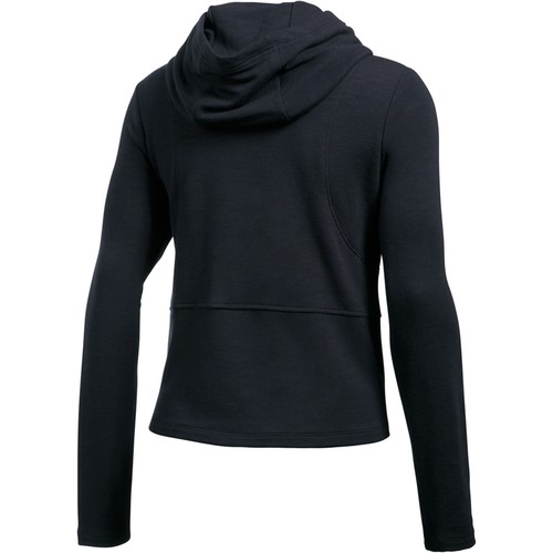 UNDER ARMOUR PLUSH TERRY HOODIE-BLK/BLK/TNL negro