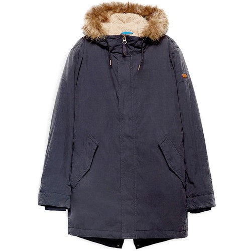 ESPRIT LONG PARKA azul