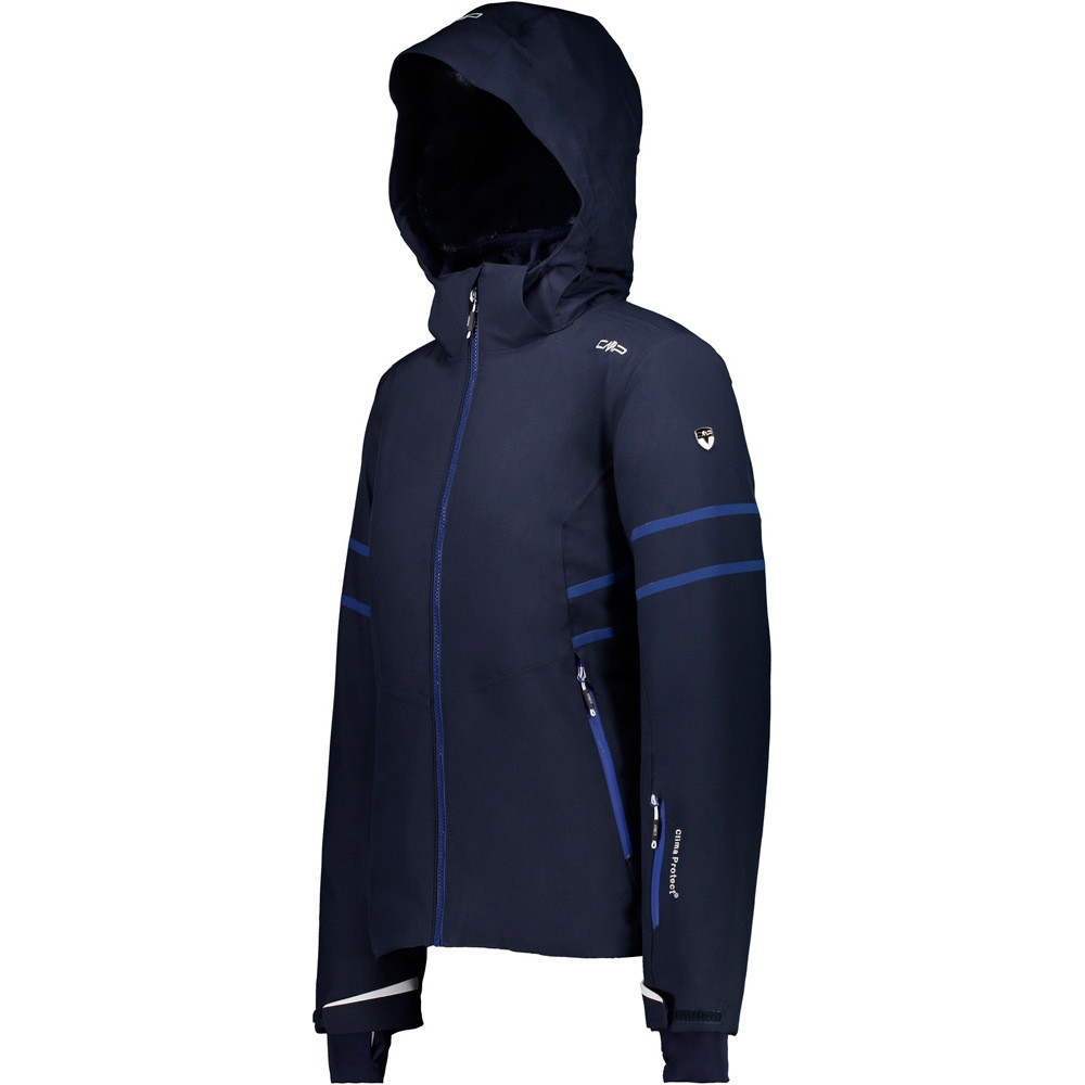 Cmp chaqueta esquí mujer Cmp WOMAN JACKET ZIP HOOD BLUE vista detalle Cmp chaqueta esquí mujer Cmp WOMAN JACKET ZIP HOOD BLUE vista detalle