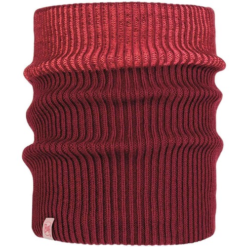 BUFF KNITTED POLAR FLEECE NECKWARMER AUDNY WINE rojo
