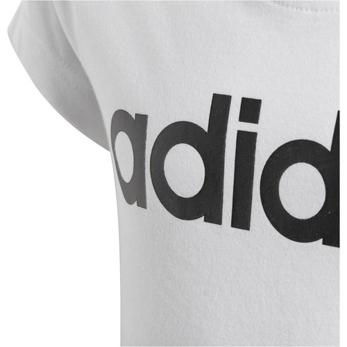 ADIDAS YG LINEAR TEE blanco