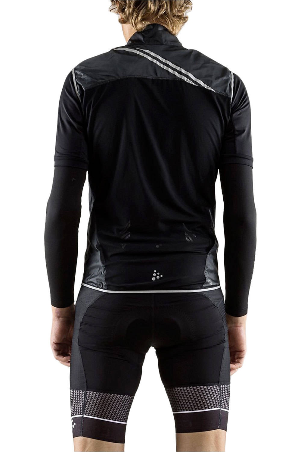 Craft chaleco ciclismo cortavientos Craft LITHE VEST M vista trasera Craft chaleco ciclismo cortavientos Craft LITHE VEST M vista trasera
