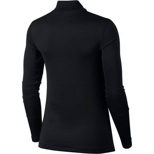 NIKE W NP WM TOP MESH NECK LS negro