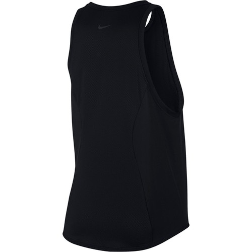 NIKE W NK TANK CUT IN KNIT WVN NE negro