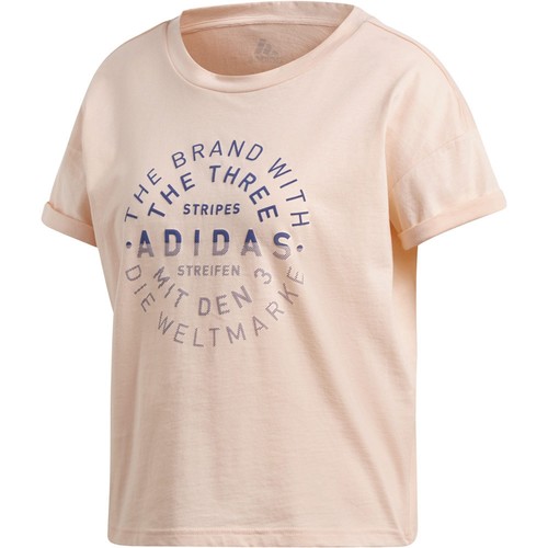 ADIDAS EMBLEM TEE rosa