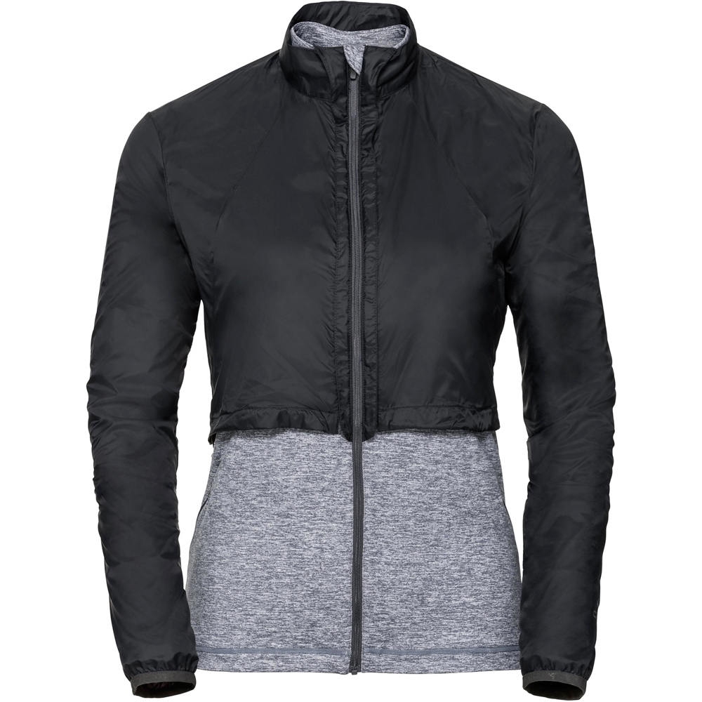 Odlo forro polar mujer Odlo Midlayer full zip KUMANO ACTIVE CONVERT vista frontal Odlo forro polar mujer Odlo Midlayer full zip KUMANO ACTIVE CONVERT vista frontal