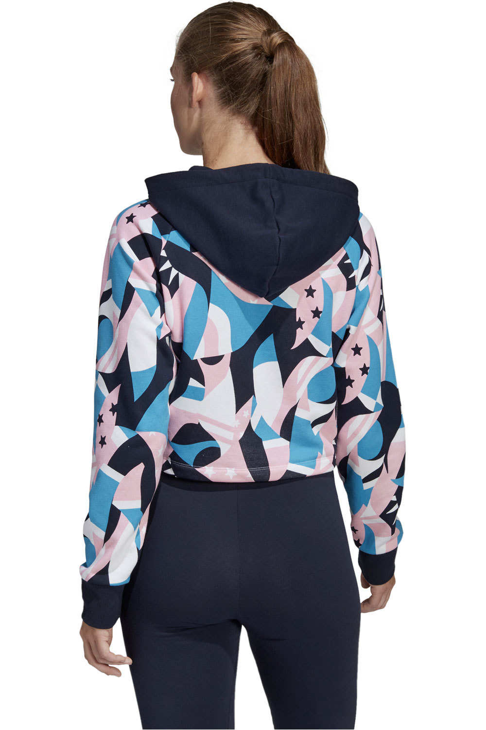 adidas sudadera mujer Adidas W SID HOOD AOP vista trasera adidas sudadera mujer Adidas W SID HOOD AOP vista trasera