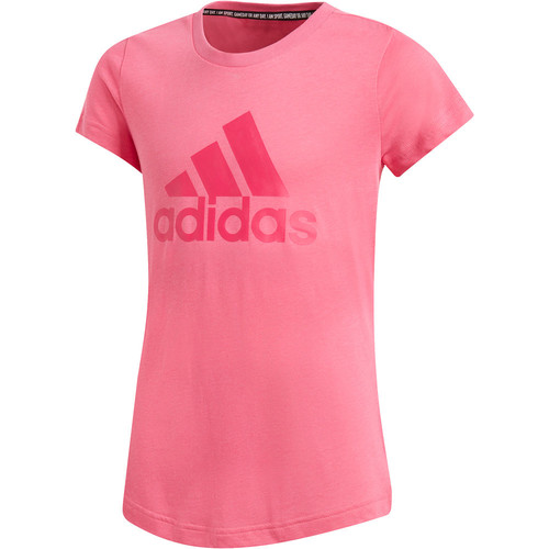 ADIDAS YG MH BOS TEE rosa